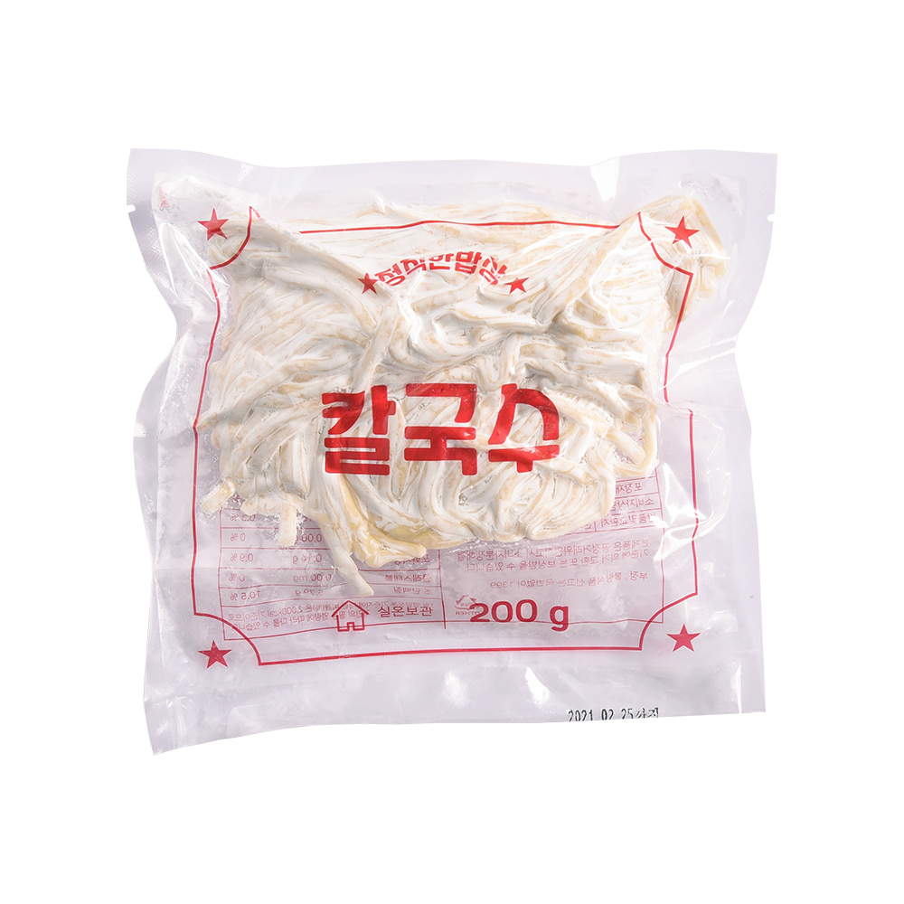 정직한밥상 생 칼국수면 200g (1인분)