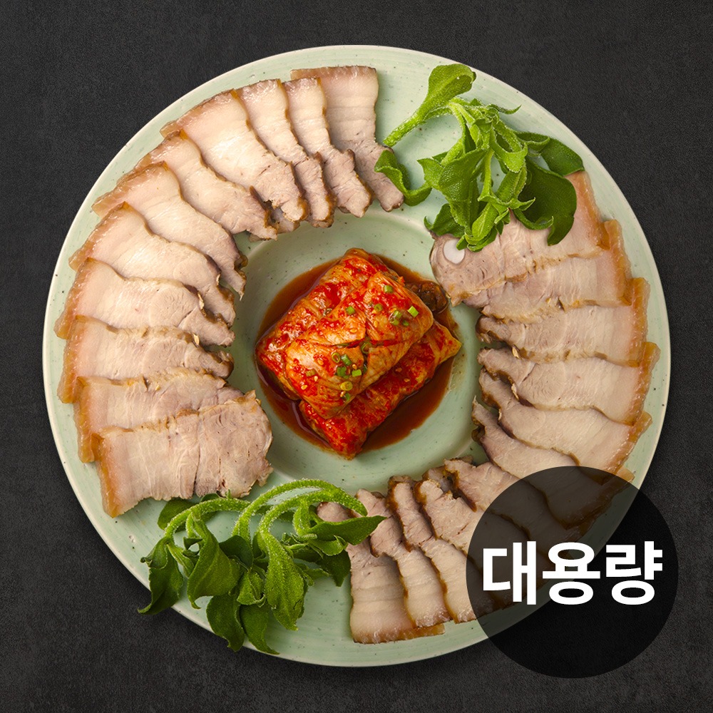 썰어나와 먹기 편한 더편한 보쌈 220g x 50개입 (무료배송)