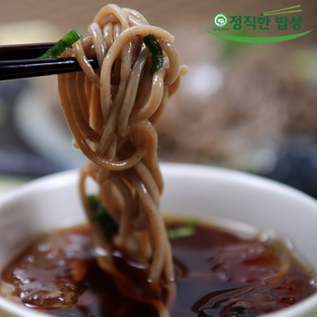 정직한밥상 생 메밀소바 세트 1.4kg (7인분)