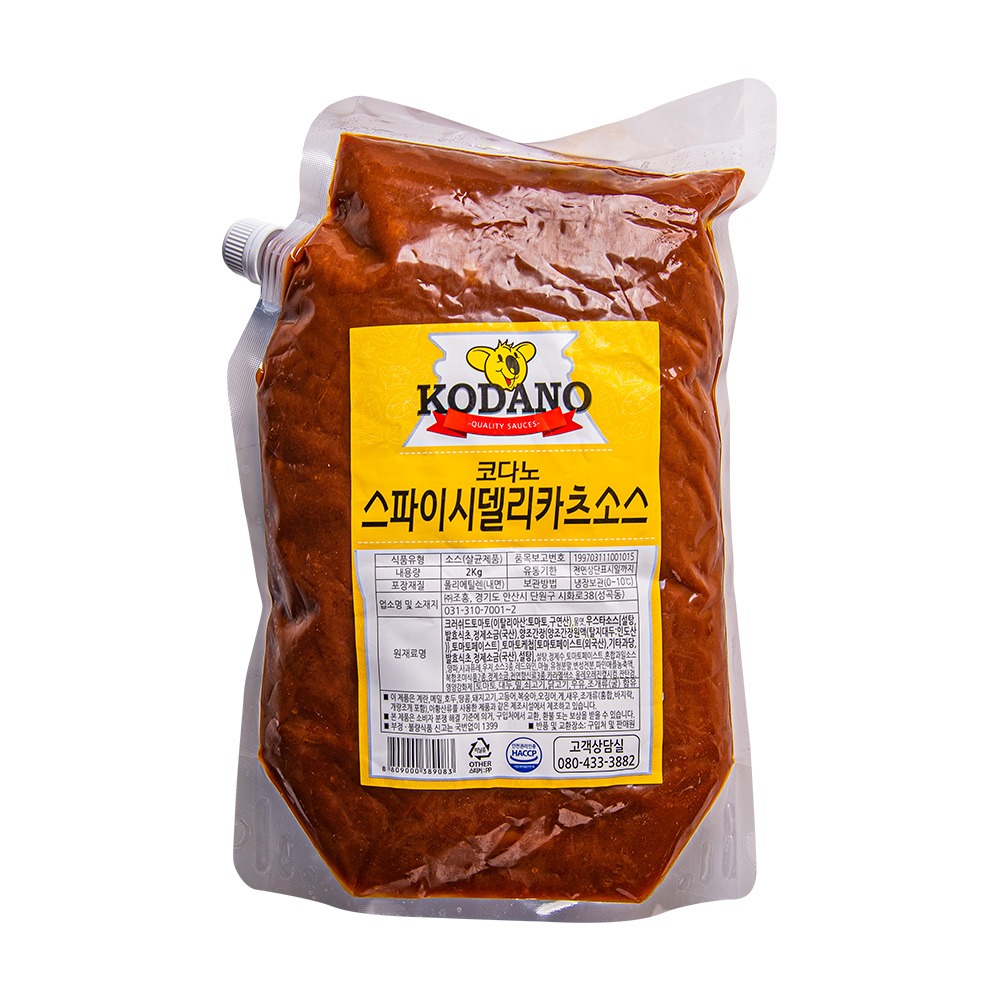 코다노 스파이시 델리카츠소스 2kg (냉장보관)